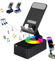 3 In 1 Desktop Mobile Holder With Speaker & Power Bank